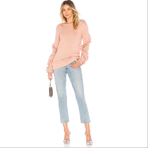 Tularosa | Flounce Ruffle Sleeve Sweater NWOT - Picture 3 of 13